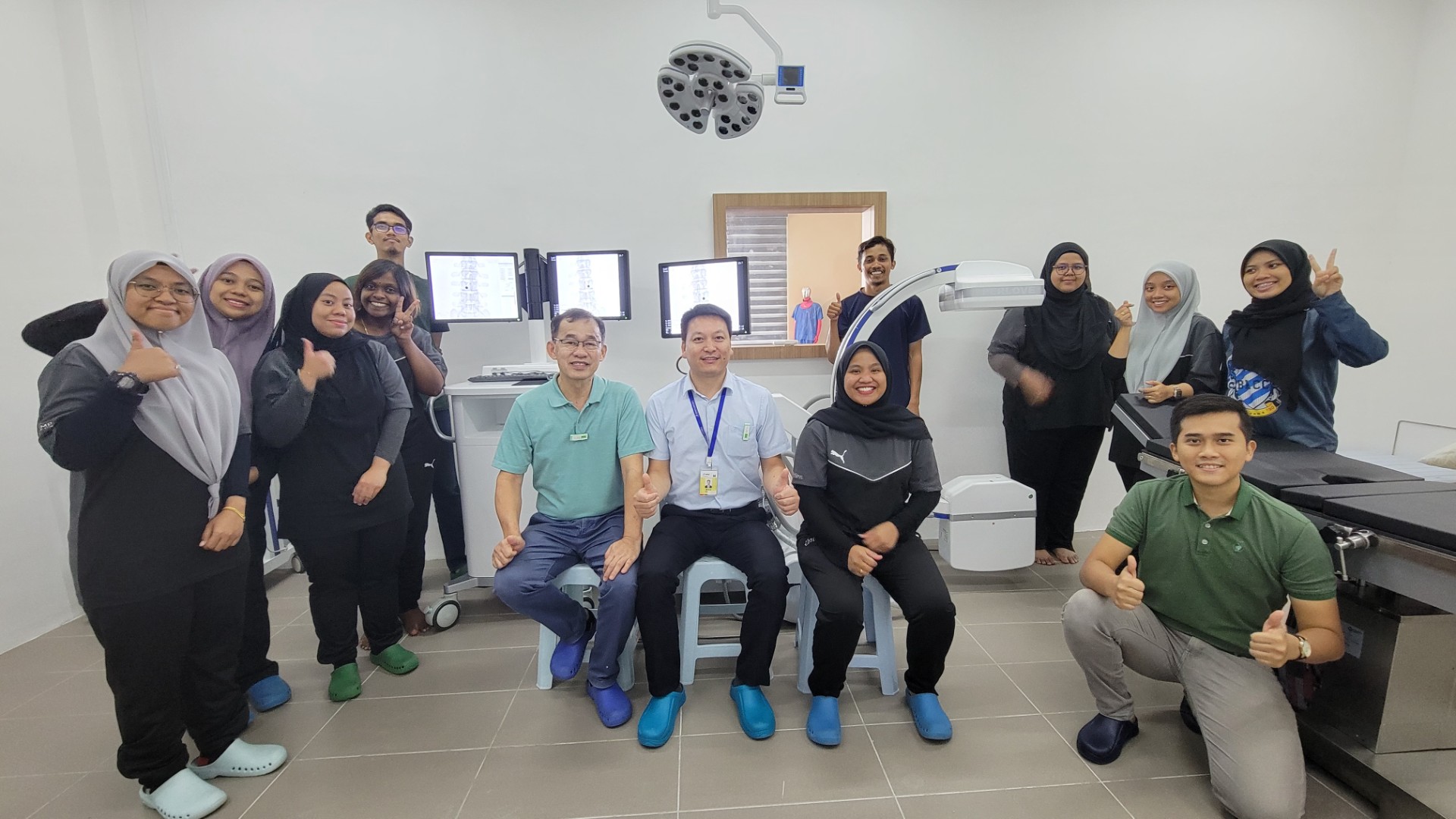 Our CE-Certified PLX118F Mobile Digital FPD C-arm System is now operational in Malaysian hospital